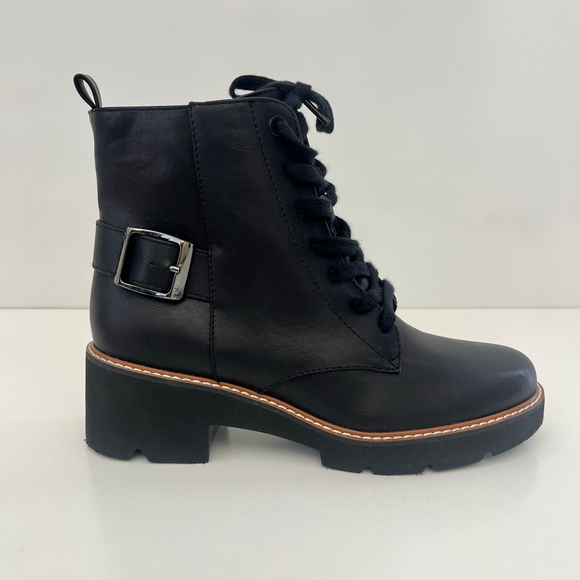 Naturalizer Shoes - Black Ankle Booties Low Heel Side Zip Comfort Boots Size 7 Naturalizer Cabaret